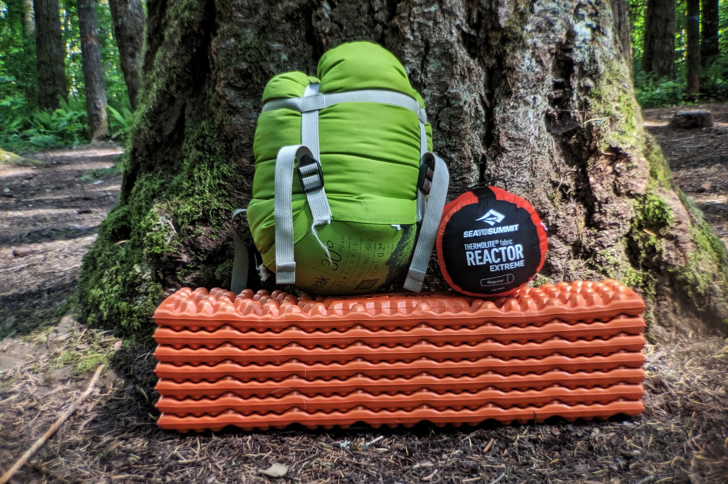 The Reactor Extreme liner can add significant warmth to your sleeping bag on cold nights.