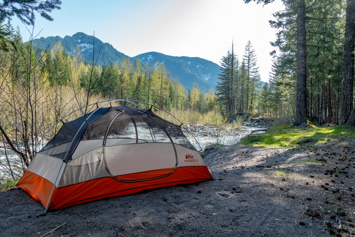 The REI Co-op Passge 2 Tent is one of our top picks for backpackers on a Budget.