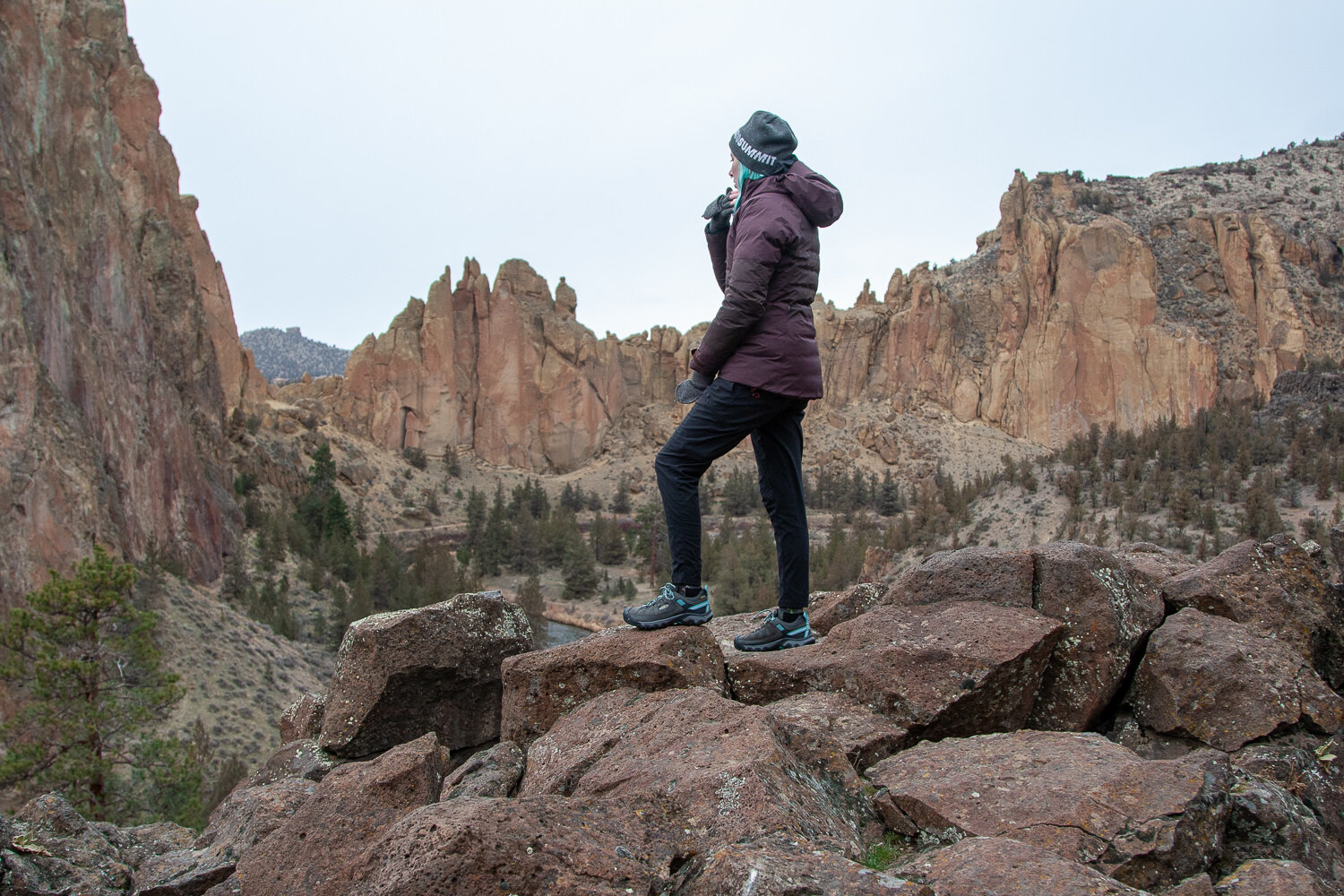 The REI Stormhenge 850 is both warm and waterproof. It’s The perfect jacket for soggy winters like what we experience here in Oregon.