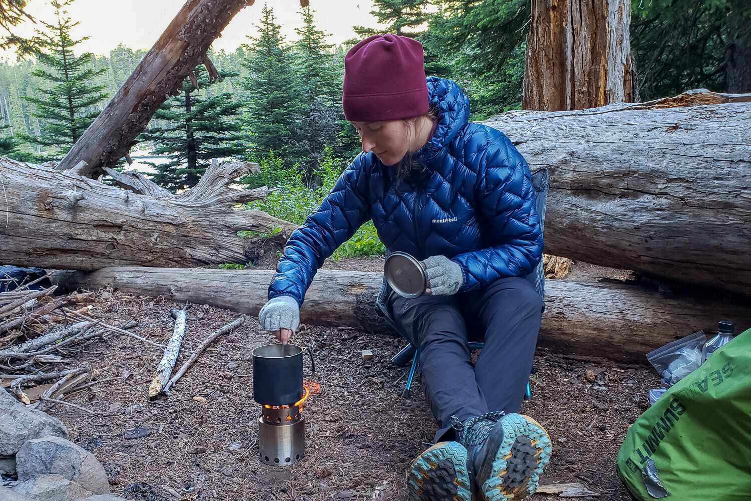 The Solo Stove Lite is an excellent option for cooking on your backcountry adventures.