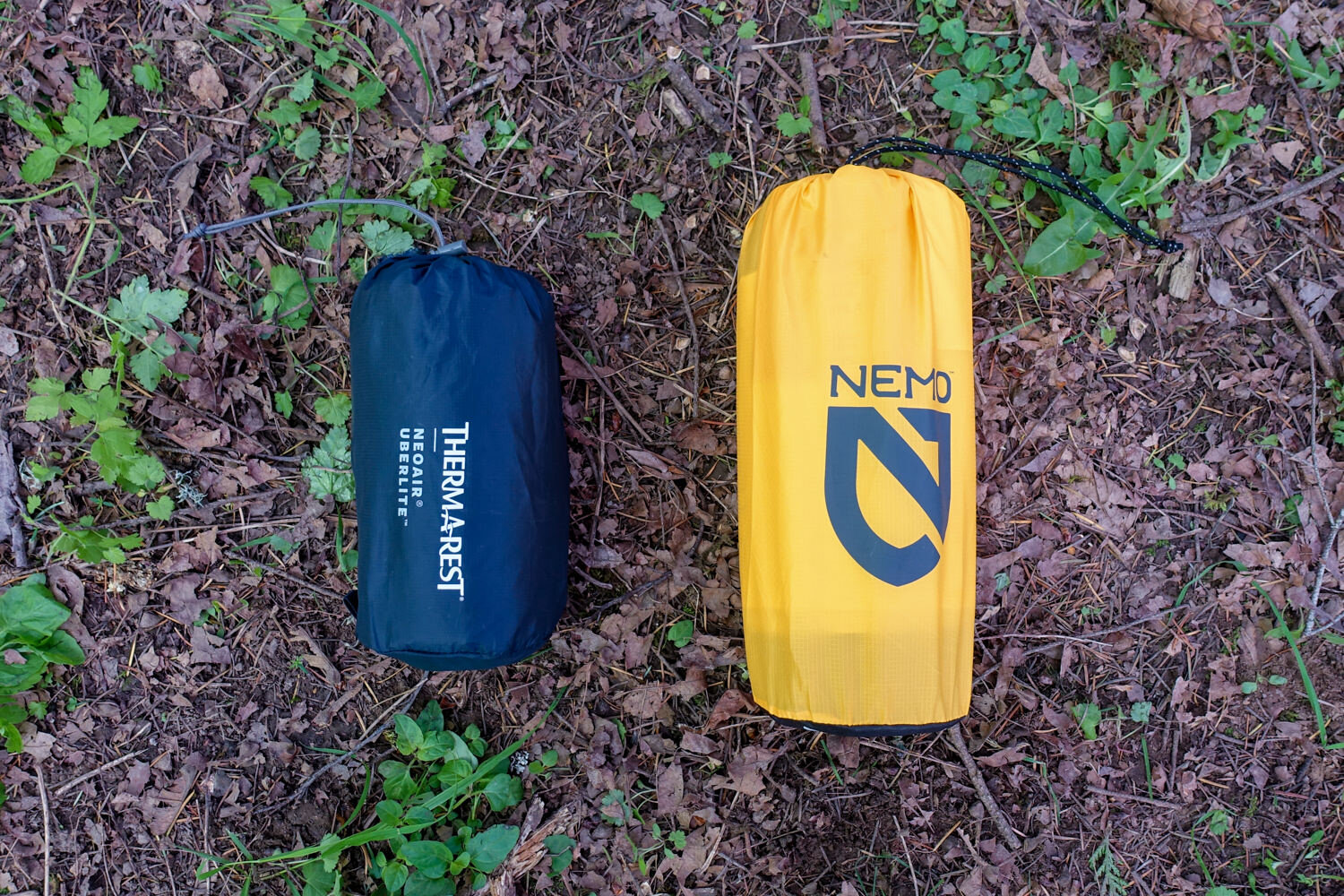 The Therm-a-Rest UberLite and NEMO Tensor are a little quieter than the XLite.