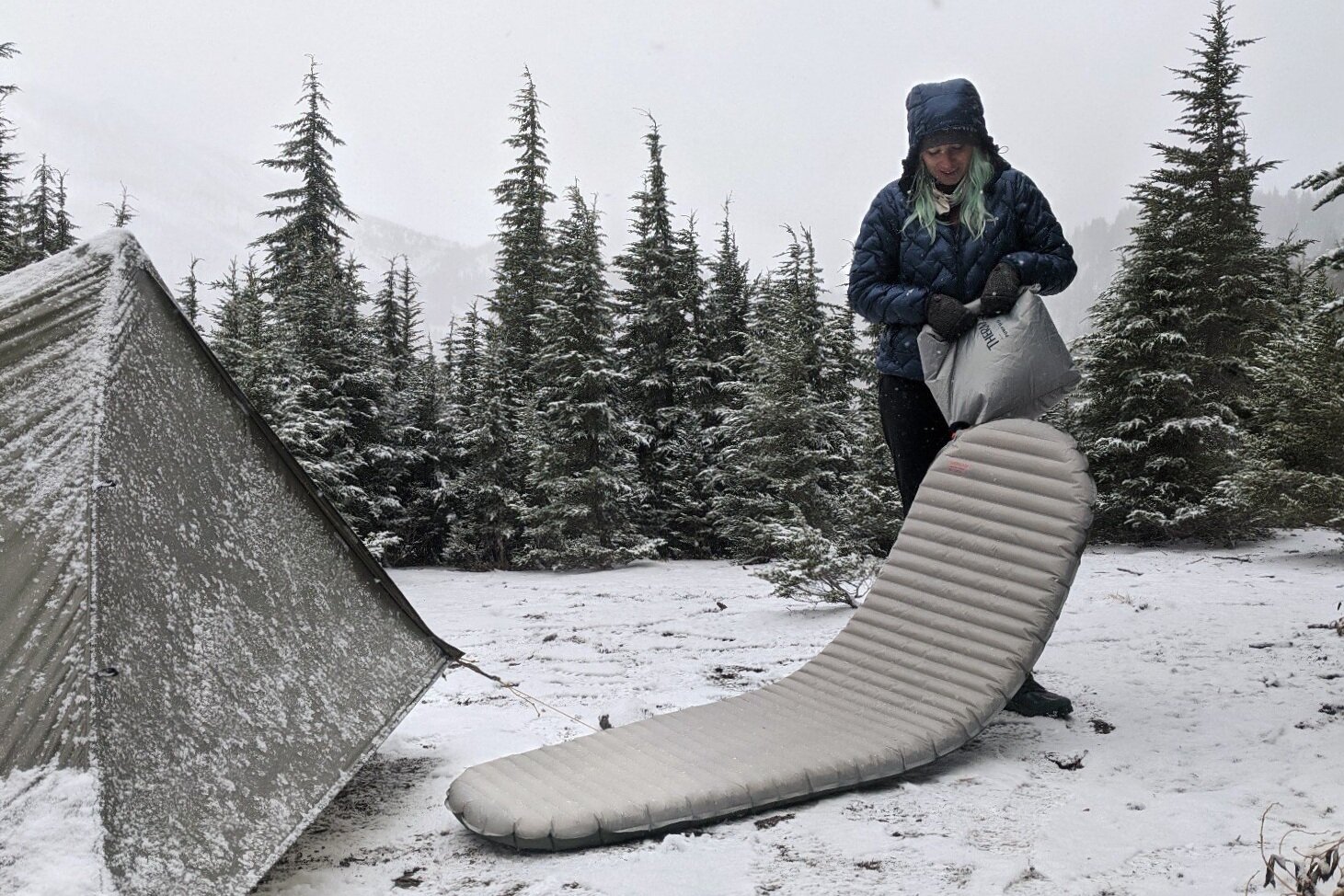 The Therm-a-Rest NeoAir XTherm is the best sleeping pad for cold weather adventures.