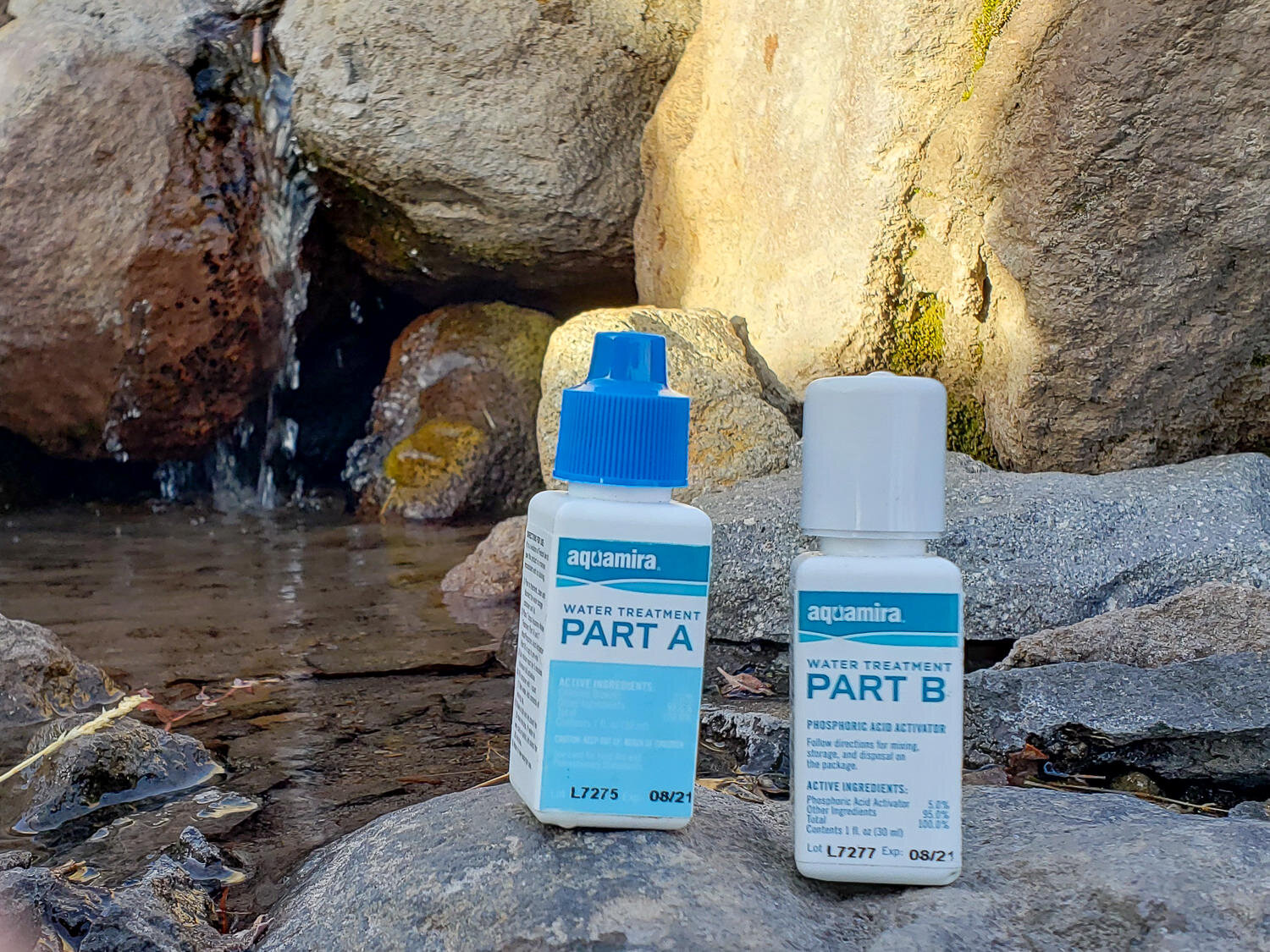 chlorine dioxide drops are a quick & lightweight water treatment for winter trips.