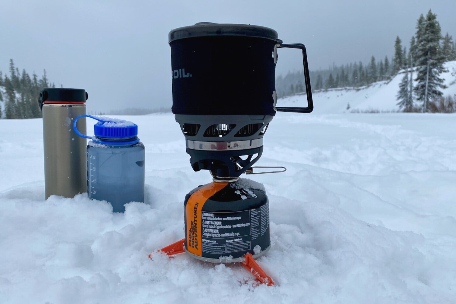 A Nalgene bottle makes an excellent space heater for your sleeping bag.