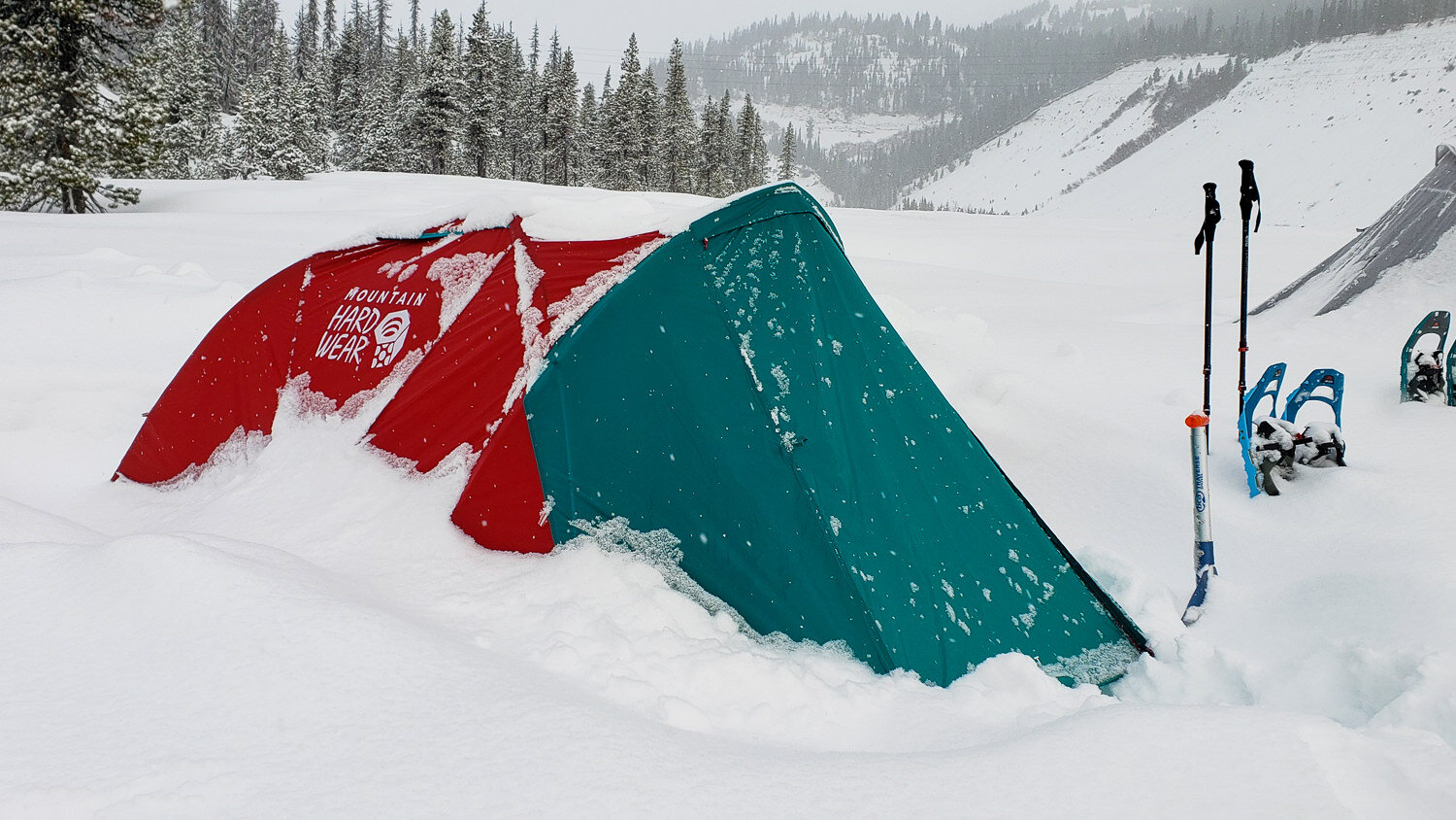 The Mountain Hardwear Outpost 2 is one of the best 4-season tents on the market for weight, strength & livability.
