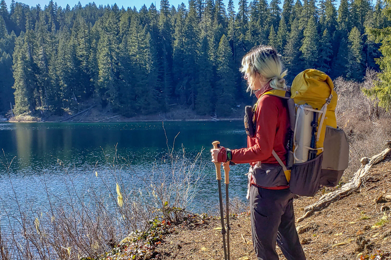 Backpacking with the ultralight and affordable Gossamer Gear Gorilla 50 in early spring.
