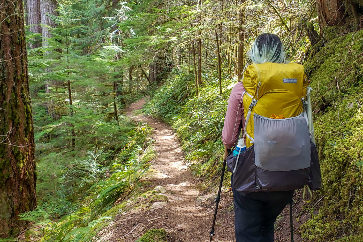 The Gossamer Gear Gorilla 50 is comfortable, lightweight, & has the perfect capacity for fast & light trips.