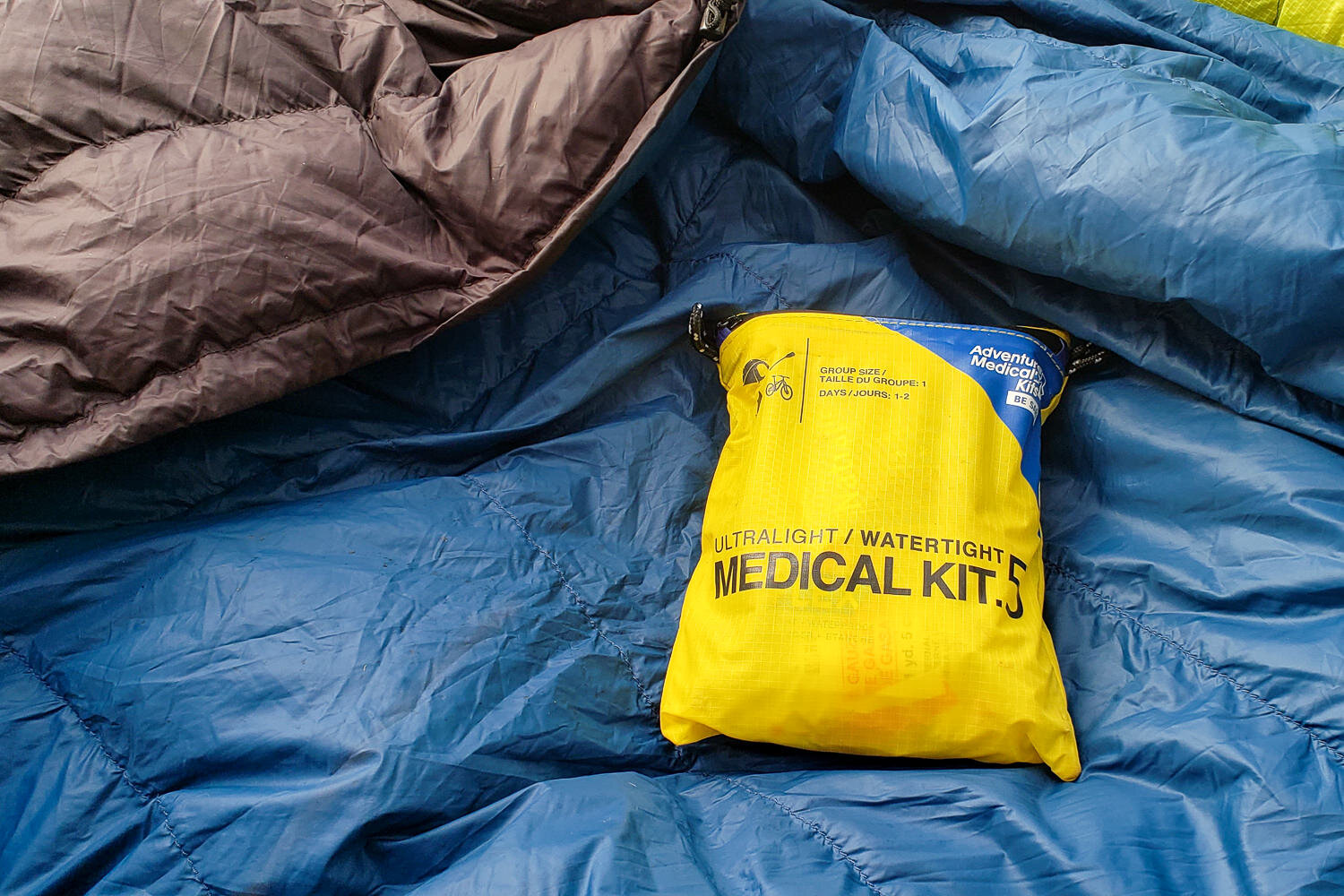 It’s always a good idea to carry a small, lightweight first aid kit like the .5 Adventure Medical Kit.