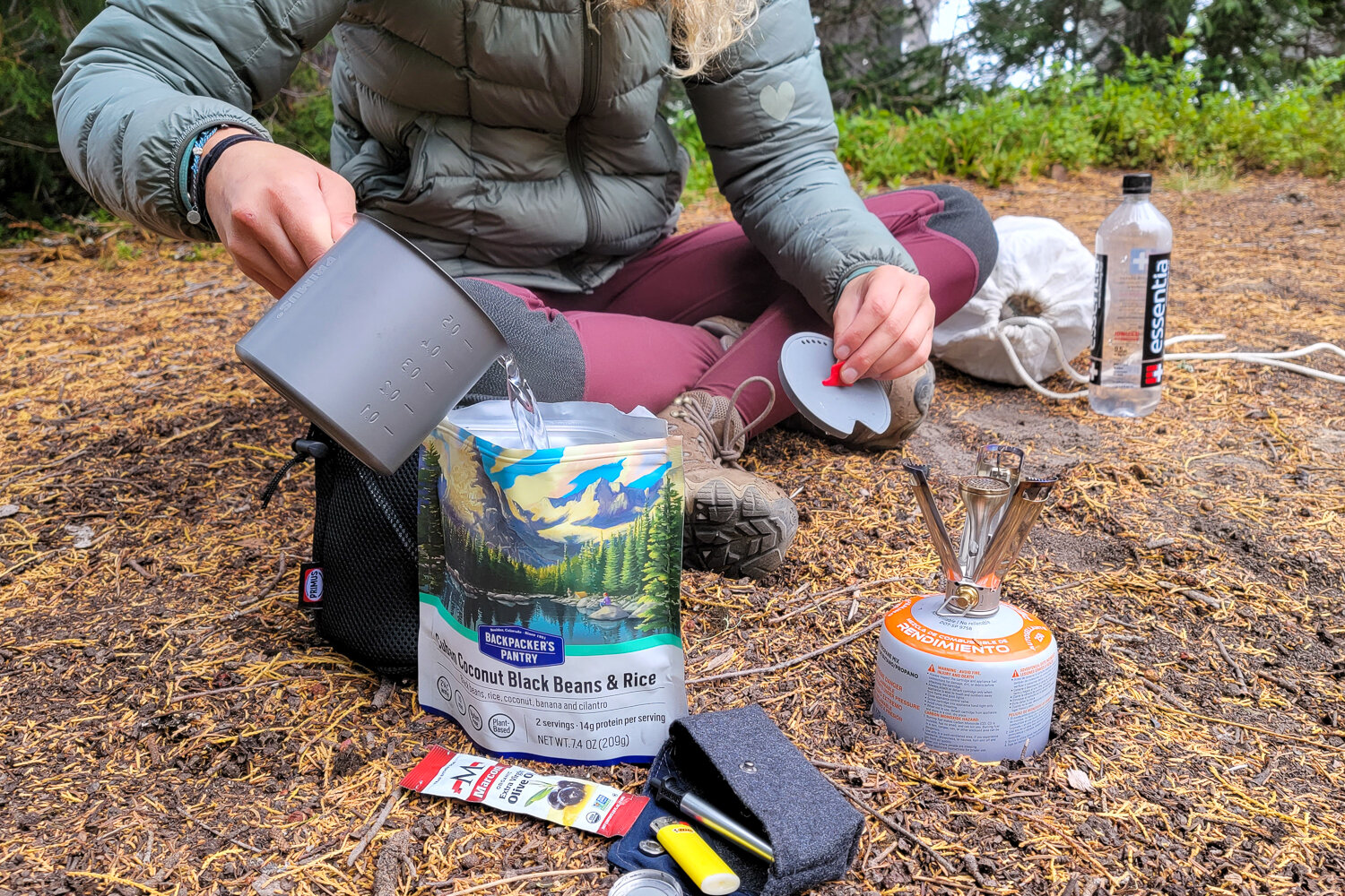 freeze-dried meals are lightweight/compact, very easy to purchase & prepare & require minimal cookware