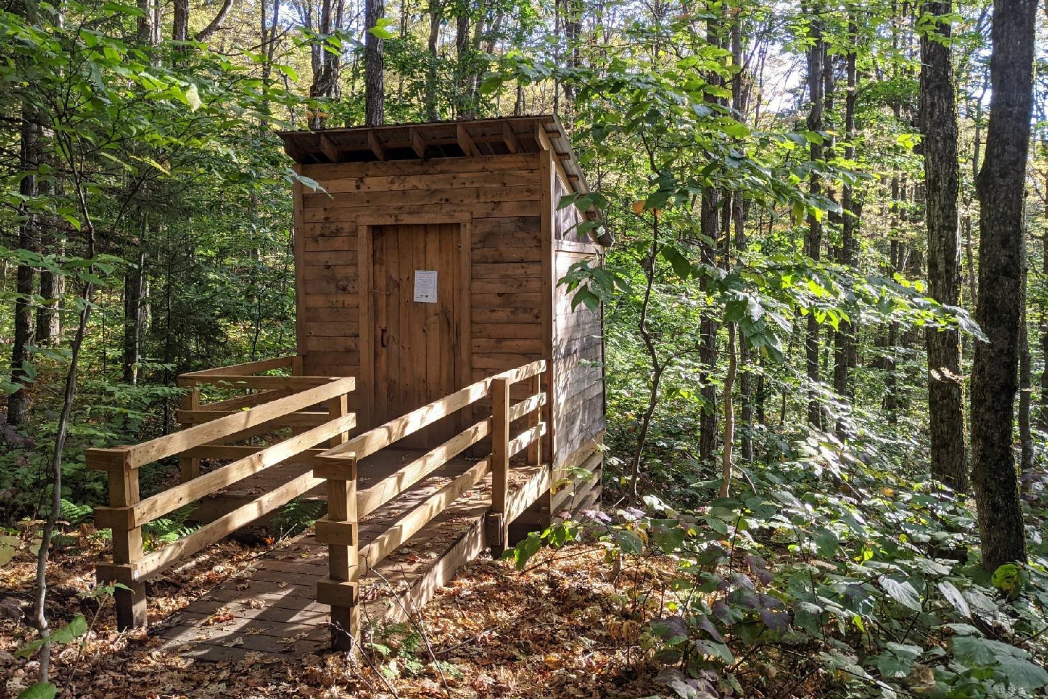A privy on the Long Trail