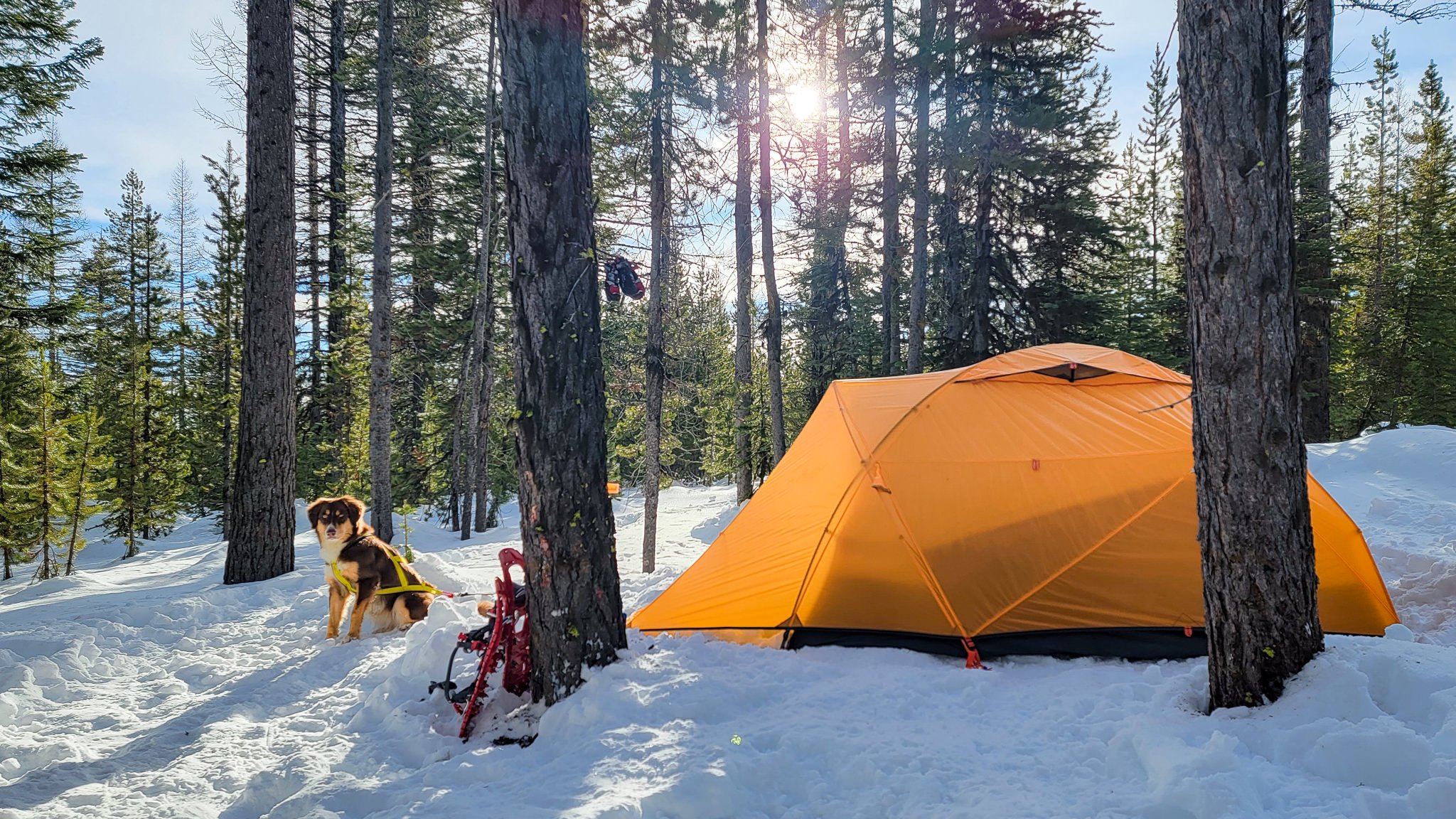 Winter camping in the NEMO Kunai Tent