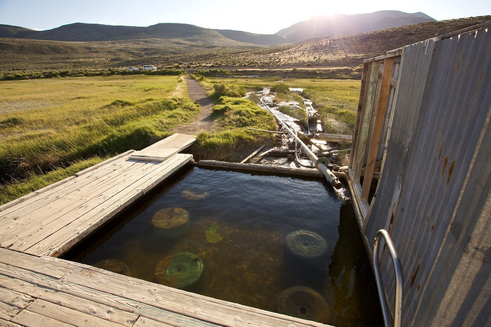 The Alvord Desert Hot Spring Bath House