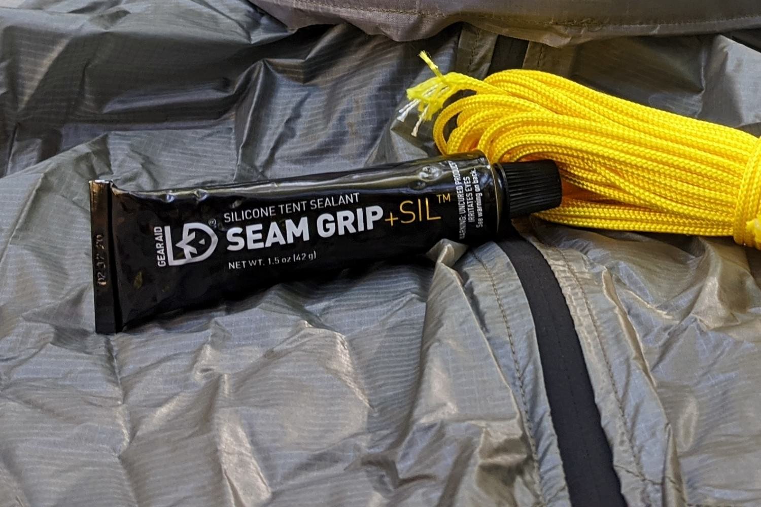 Closeup of Gear Aid Seam Grip