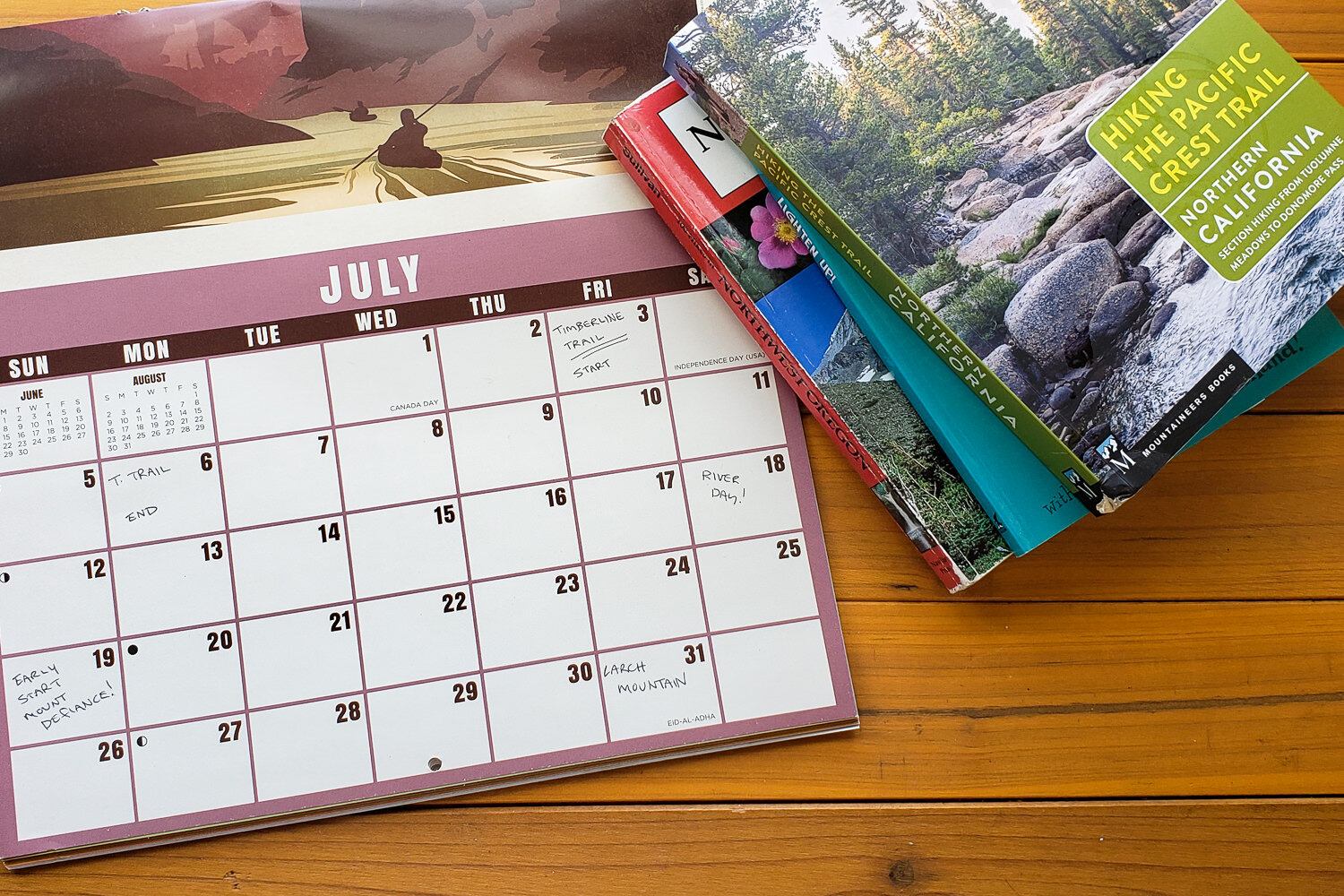 pencil in several challenging hikes or backpacking trips on your calendar throughout the year to stay active