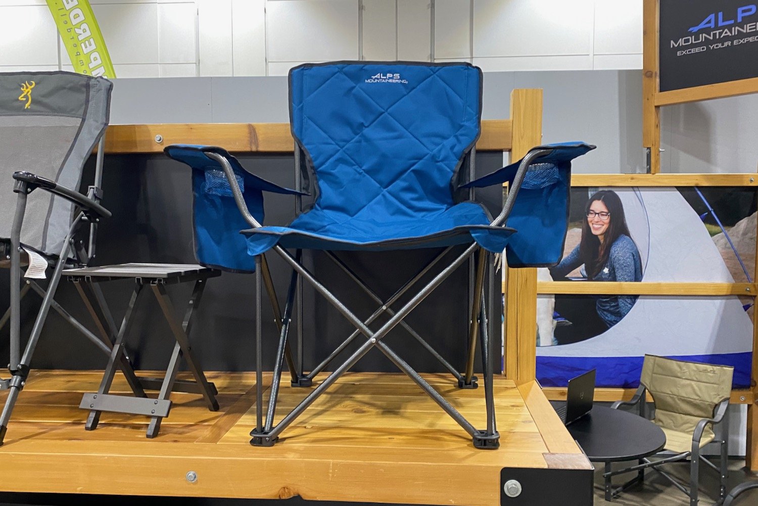 ALPS Mountaineering King Kong Chair on display