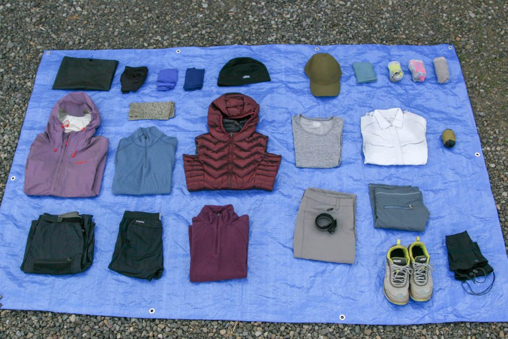 overnight backpacking trip packing list