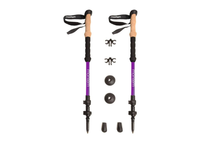 Montem Ultra Strong Trekking Poles stock photo