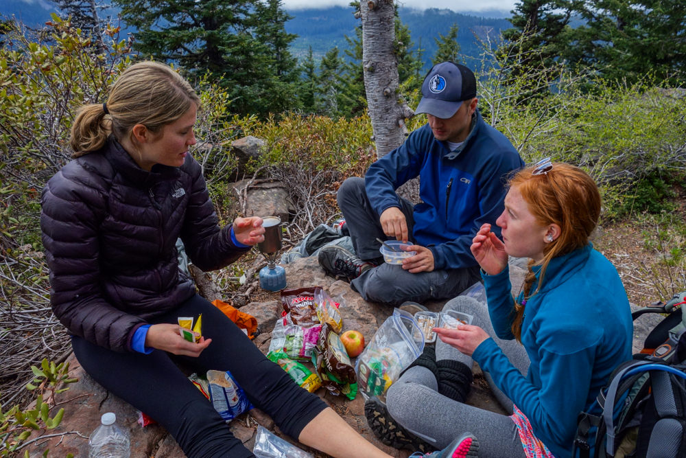 It’s good to bring along a variety of snacks, so you don’t get stuck eating the same thing every day.