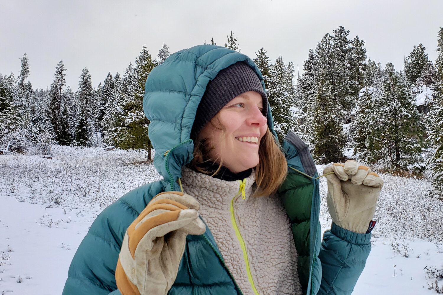 Hooded jackets, like the L.L. Bean Ultralight 850 Hooded Jacket, trap heat more efficiently than non-hooded jackets.