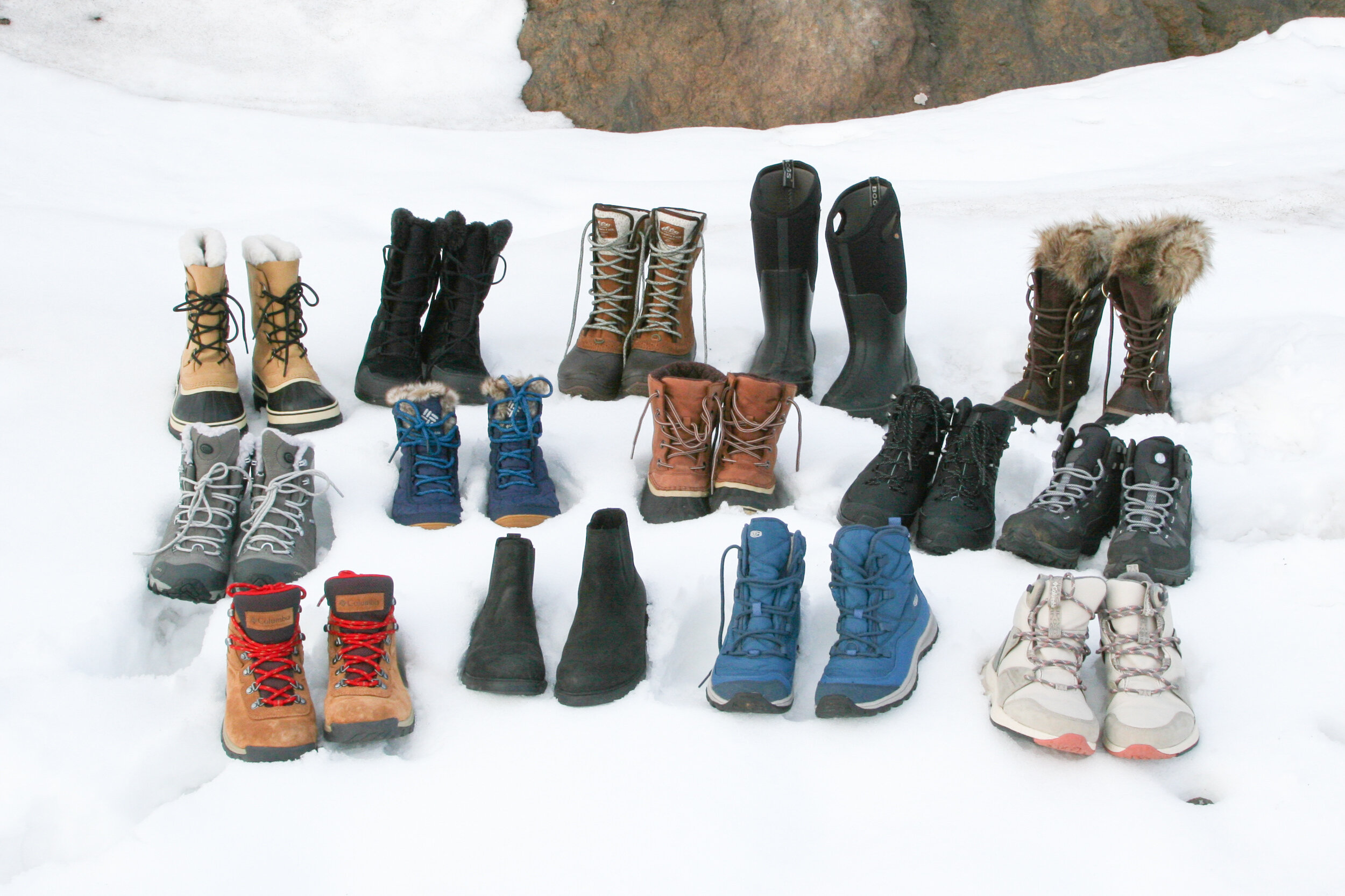 We own and use all of the winter boots we recommend.