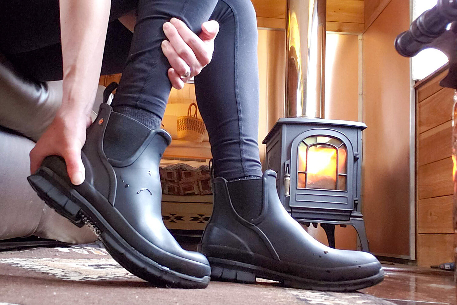 Slip-on boots Like the Bogs Amanda Plush are convenient for the indoor-outdoor lifestyle.