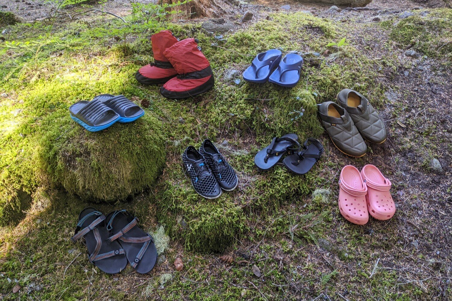 We own and use all of the camp shoes we recommend.