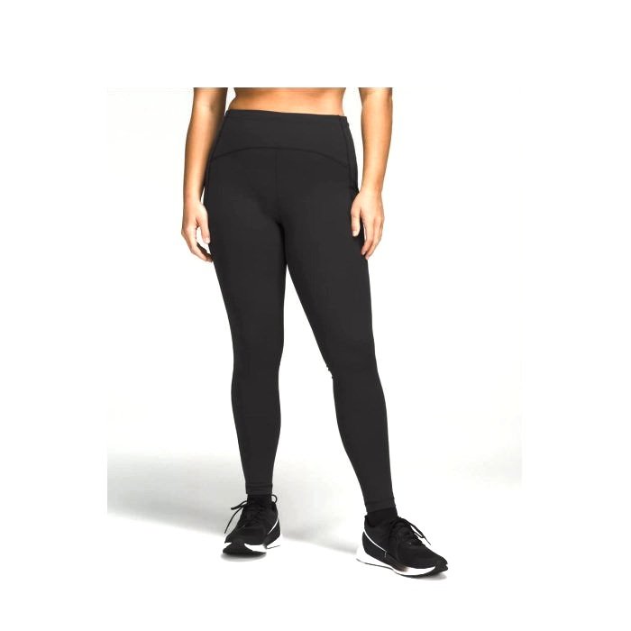 Women's Hiking Tights High Waist Black