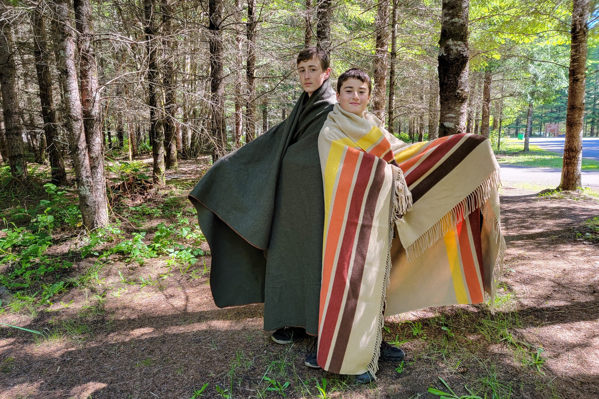 Sackcloth & Ashes Checkered Blanket - Palm Desert