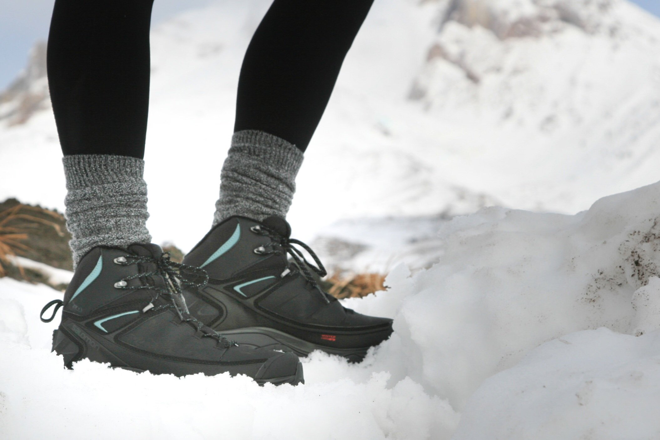 The Salomon X Ultra Mid Winter CS WP Boots are our favorite winter boots for hiking.