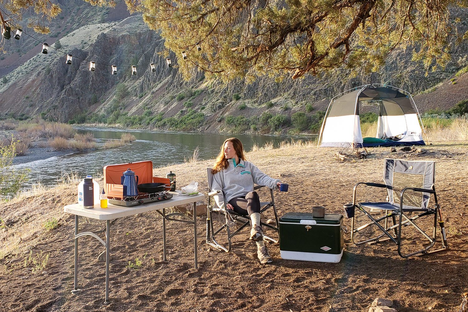 folding safari camping chair