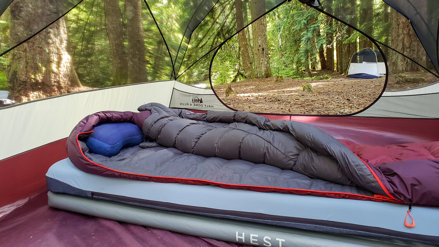 HEST Memory Foam Camping Mattress Pad