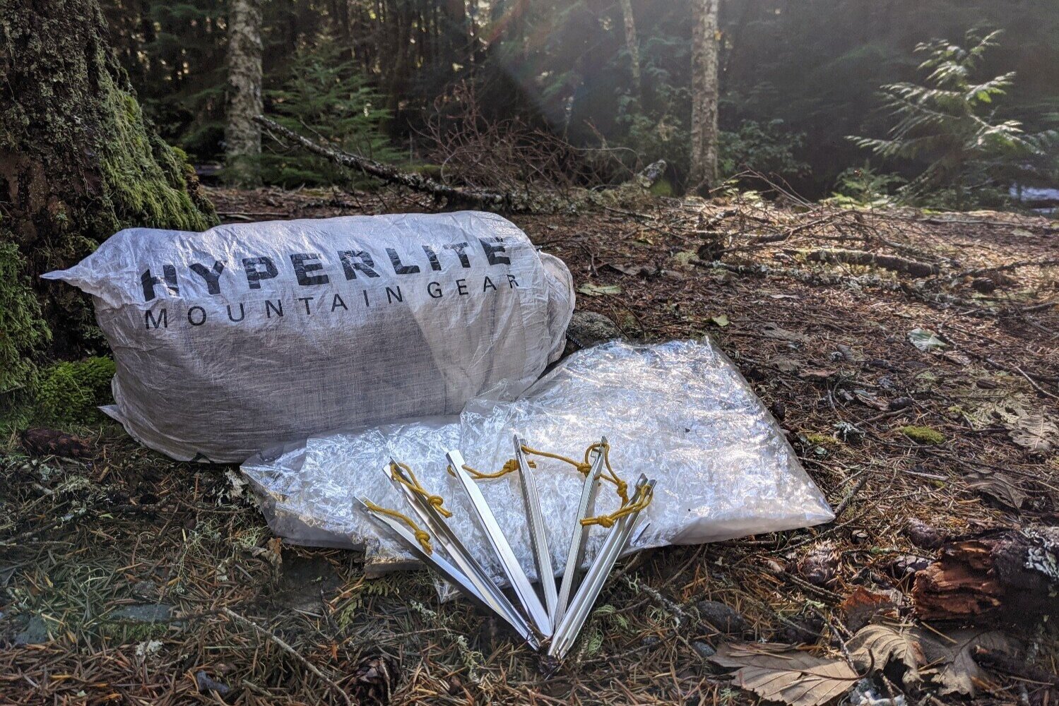 Polycro is a cheap ultralight option for use as floor with tarp tents like the Hyperlite Mountain Gear Ultamid 2.