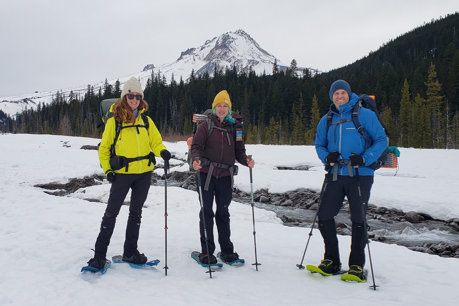 travel in snow shoes