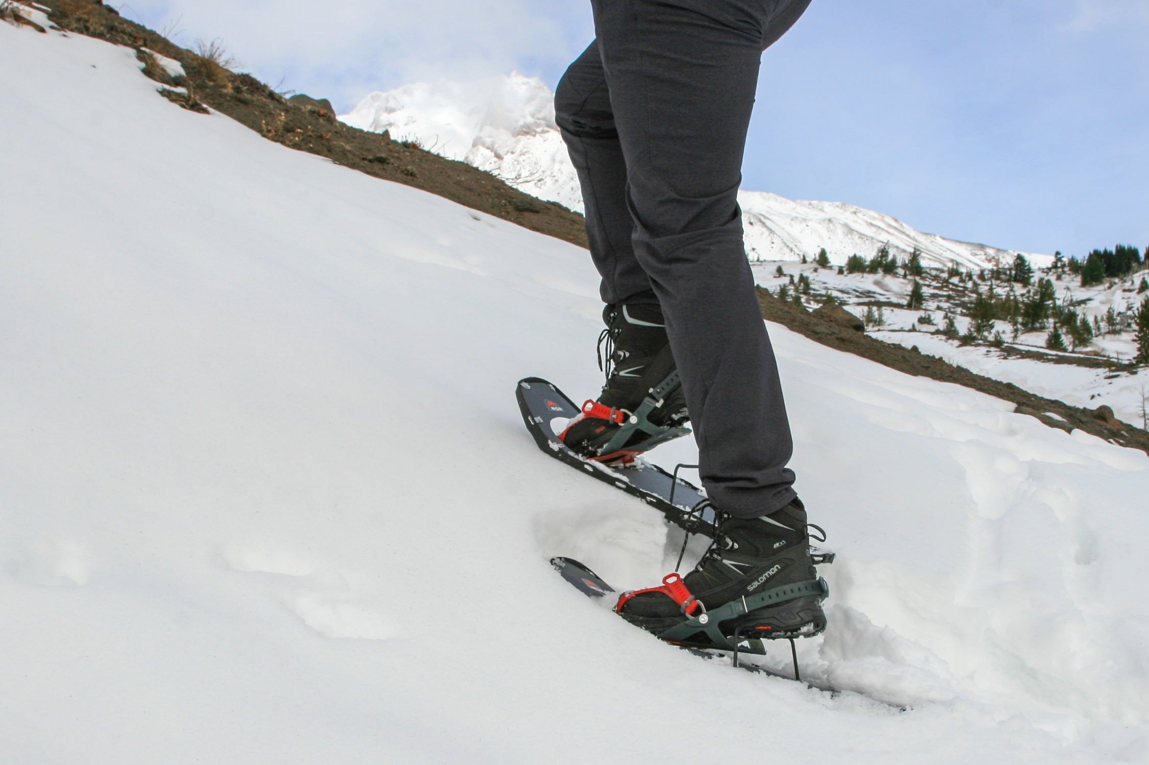 travel in snow shoes