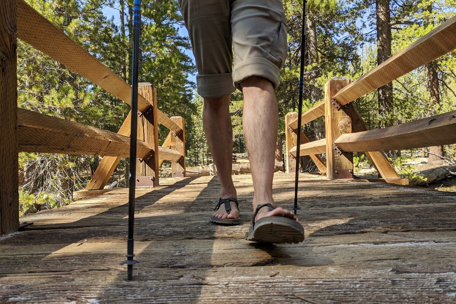 The Bedrock Cairn 3D Pro II Adventure Sandals provide a good balance comfort and durability.