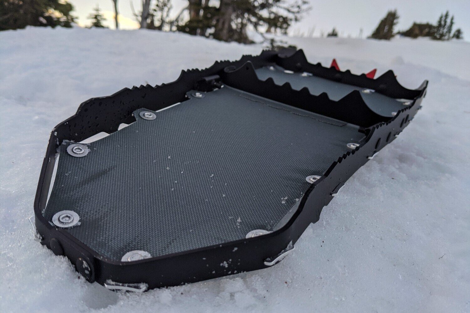 travel in snow shoes