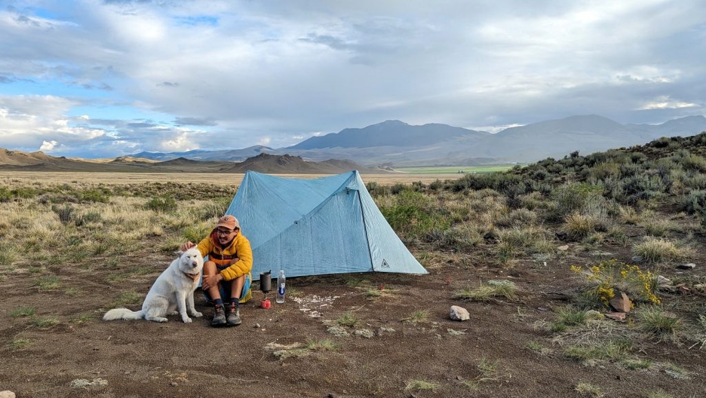 family camping trip equipment