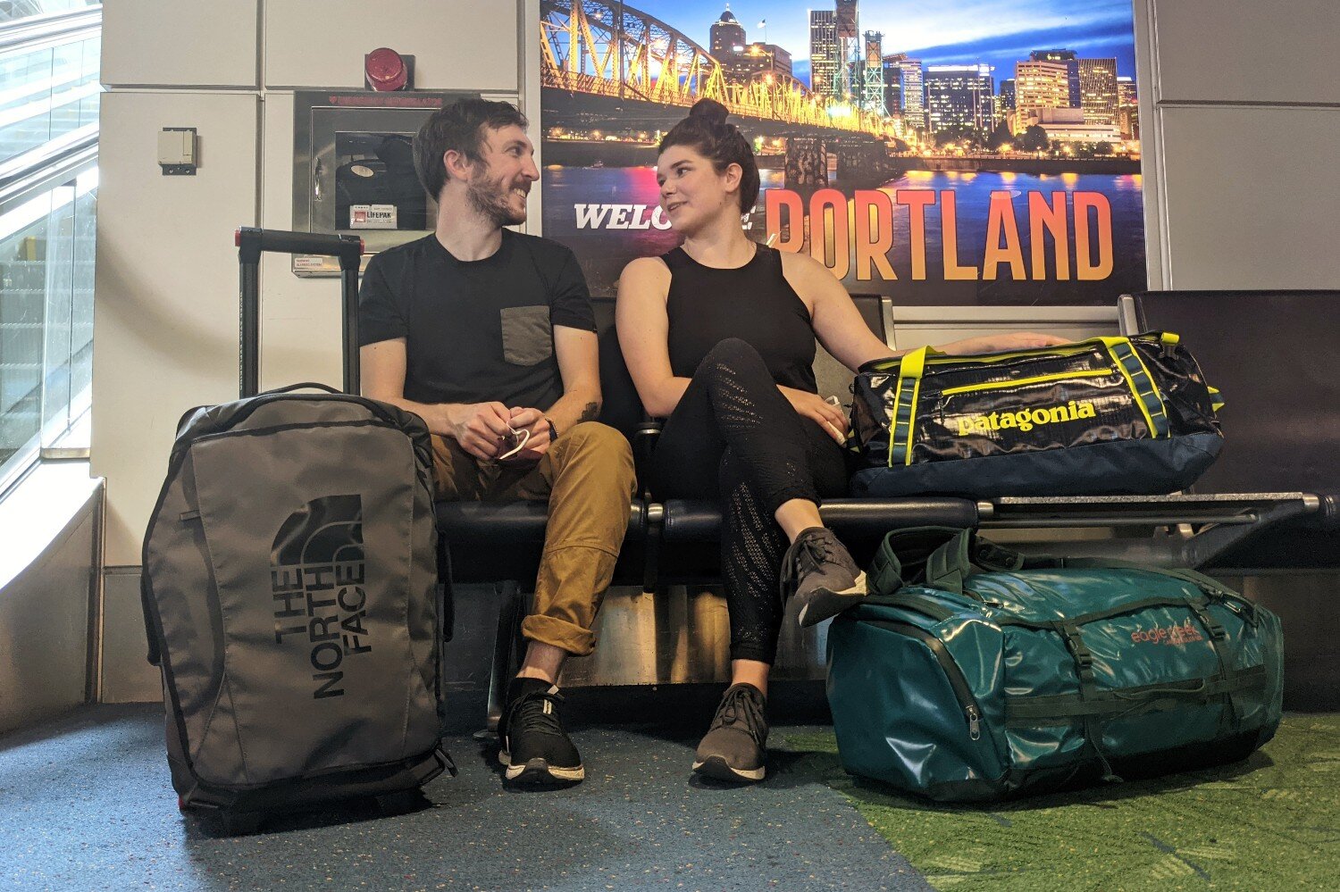 North face sales wheeled duffel bag