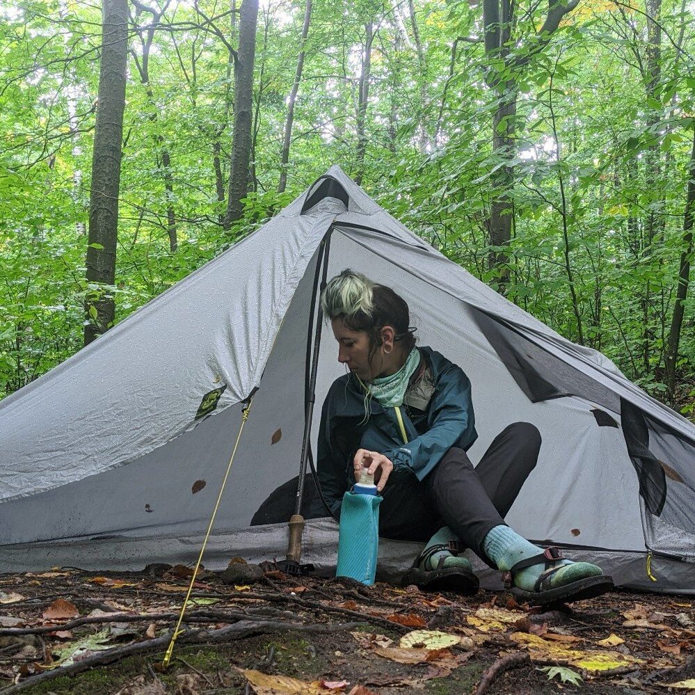 tent in travel