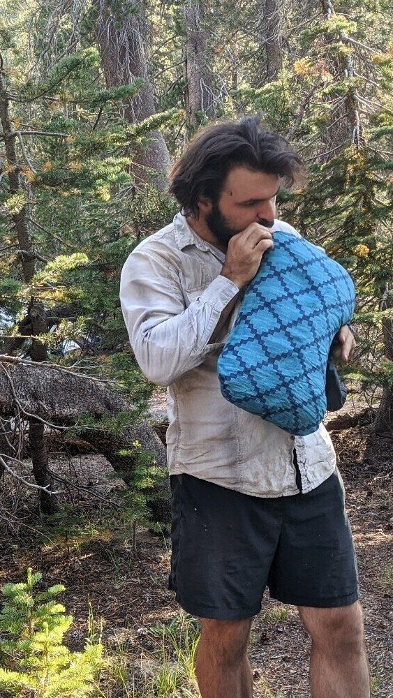 compressible travel pillow for camping