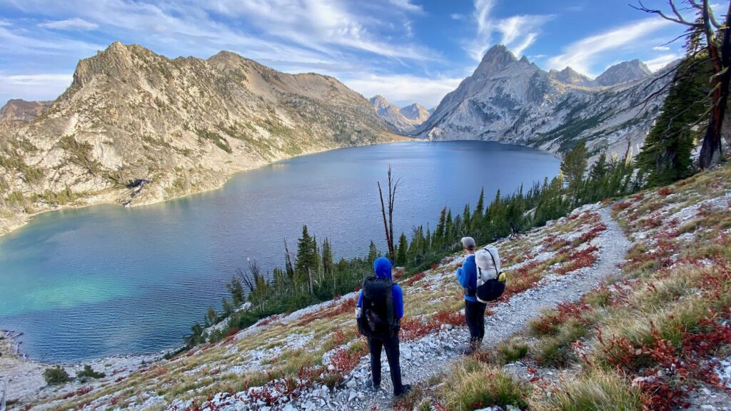 trekking camping trip