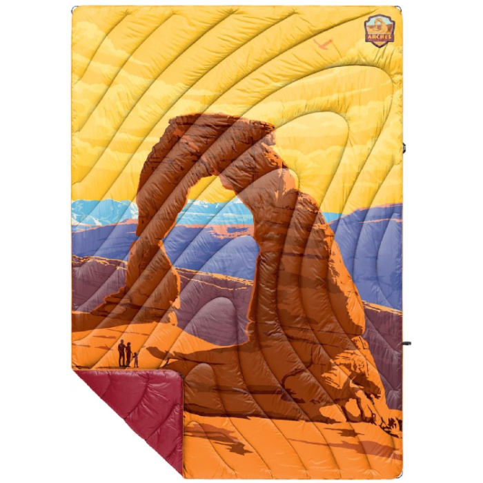 Stock image of Rumpl Original Puffy Blanket - National Park Print