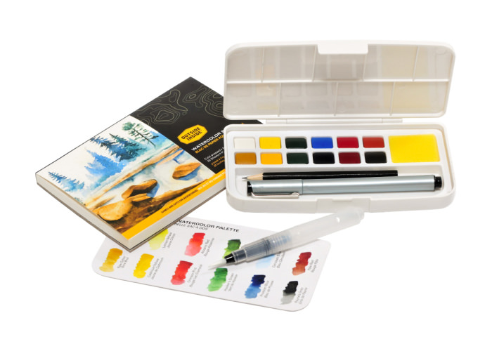 Outside Inside Backpack Watercolor Kit