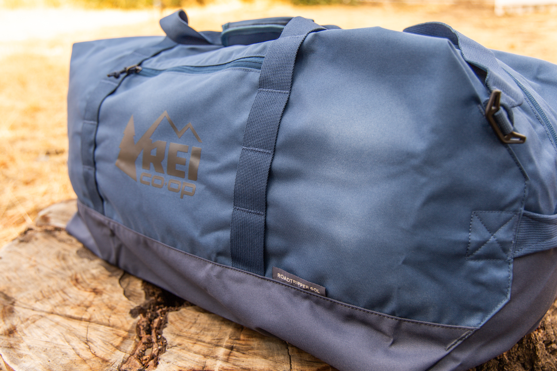 The outer material of the Roadtripper duffel as well as webbing lash points.