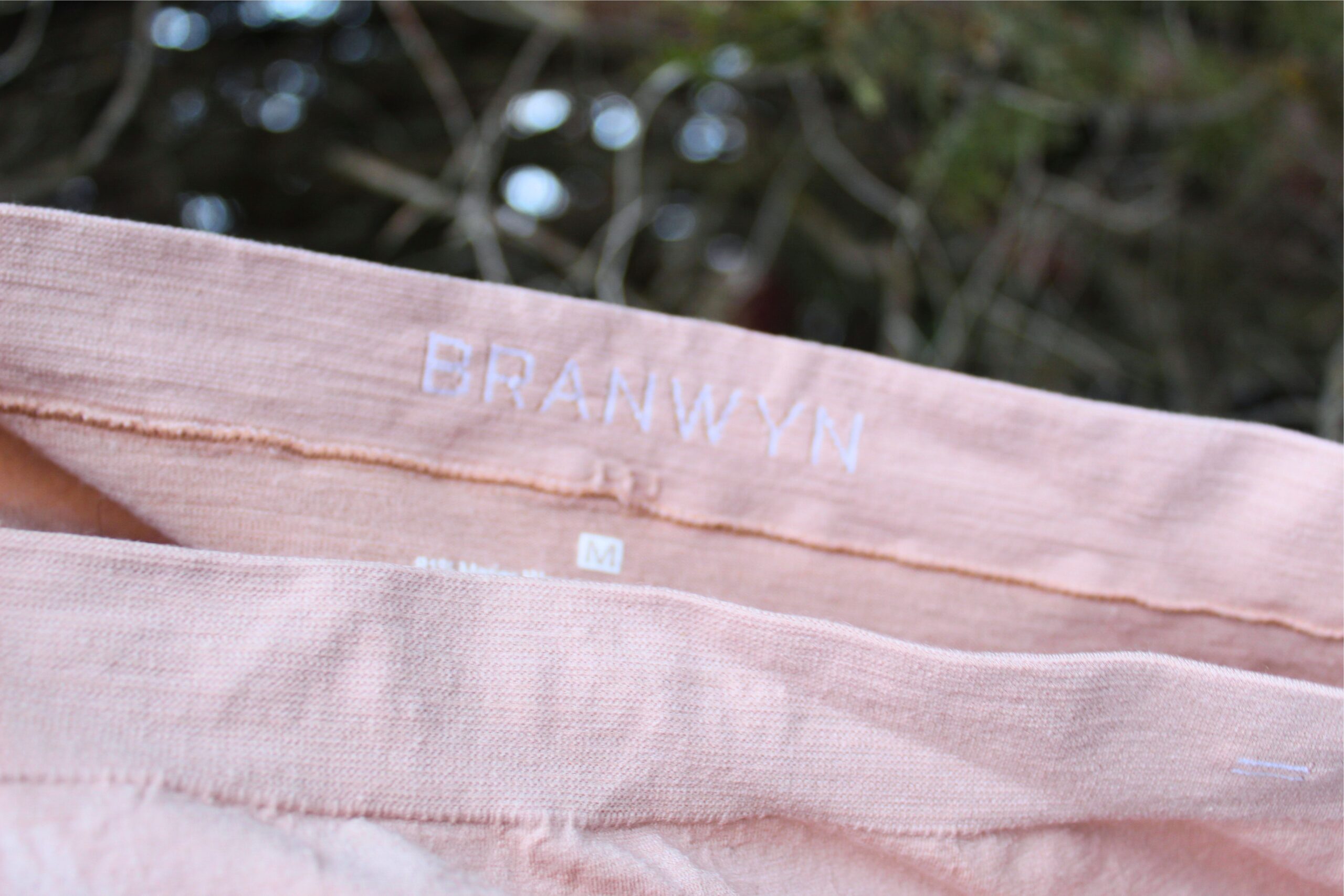 Close up of the BRANWYN Essential Hipster underwear waist band