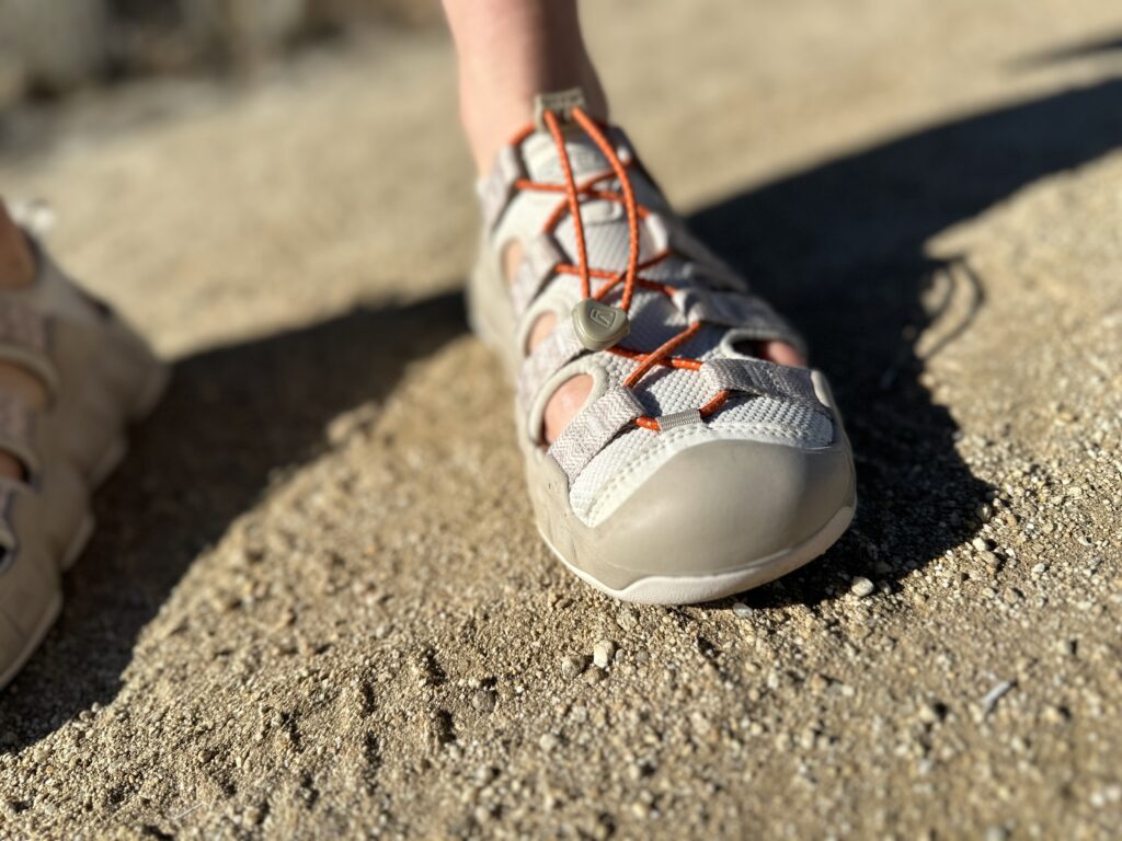 showing the Keen Hyperport H2 Sandal in a variety of environments to show off how versatile the shoe it