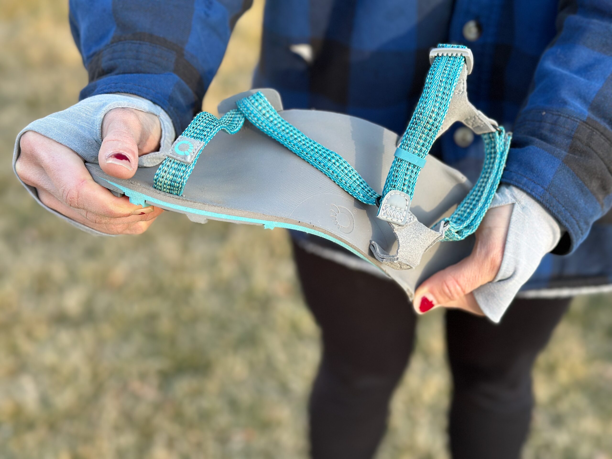 the twist test to show support in each shoe
