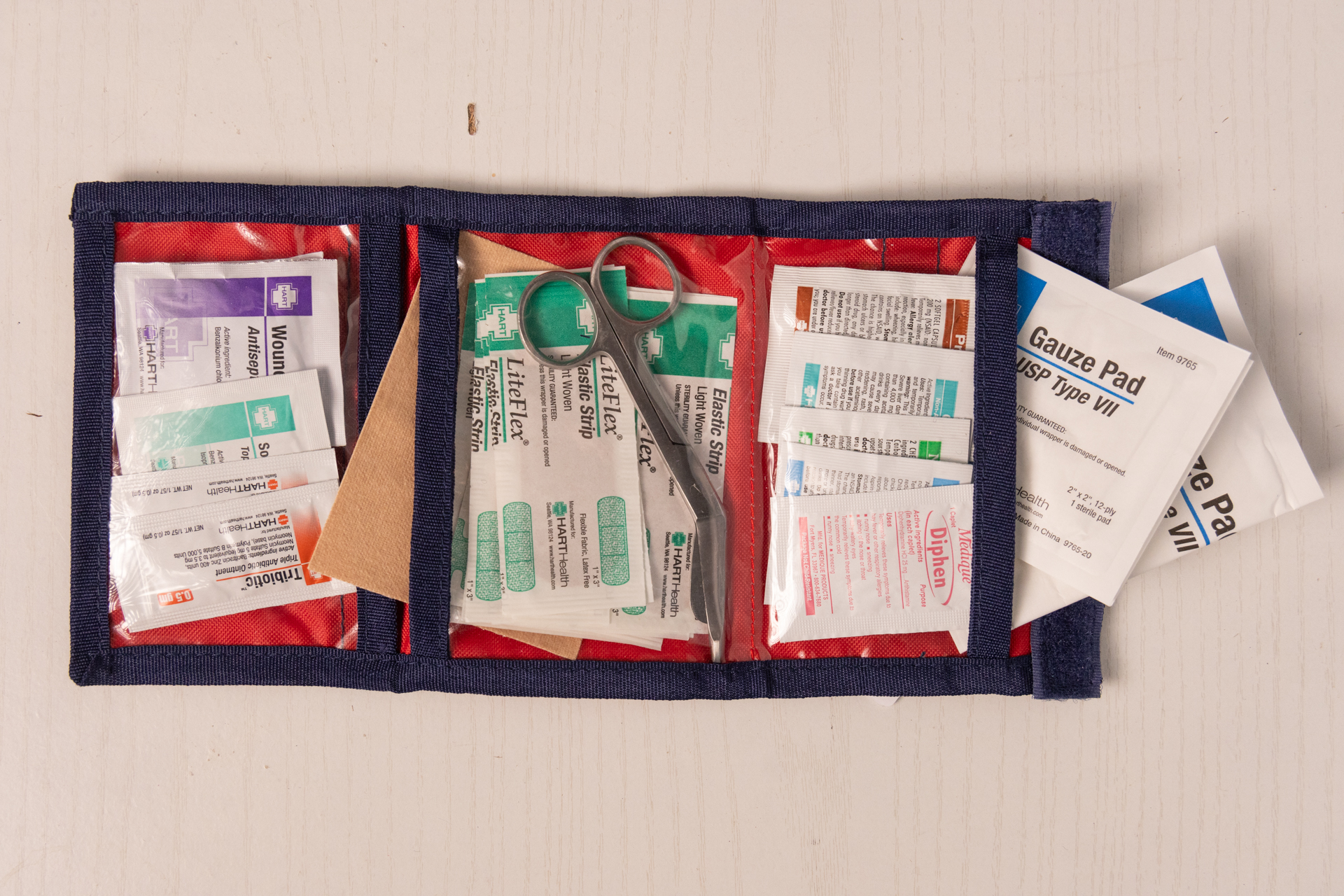 Some HART Extended first aid supplies.