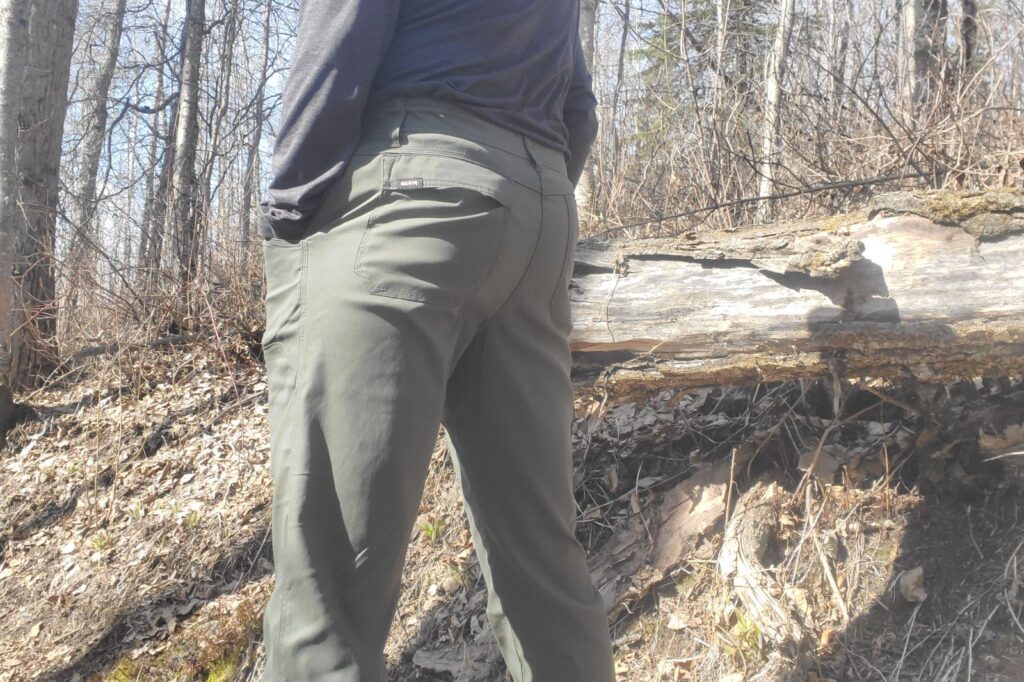 a closeup of the seat of a pair of pants.