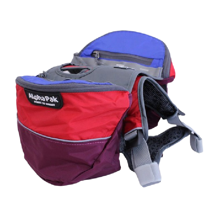 stock image of alphapack dog backpack